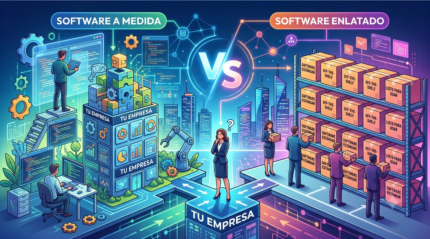 Software a medida vs software enlatado: cuál le conviene a tu empresa